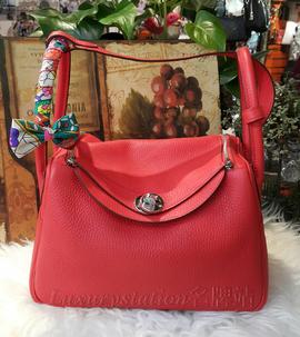 Hermes Lindy 26 Rouge Tomat Red Taurillon Clemence